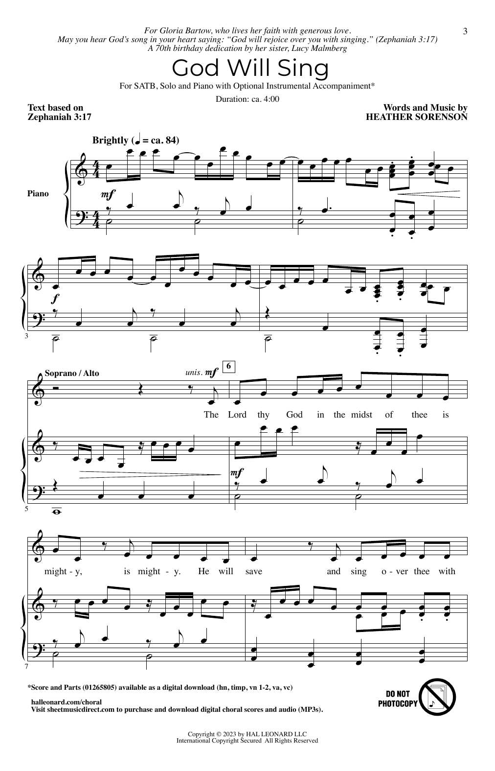 Produktbild zu: God Will Sing
