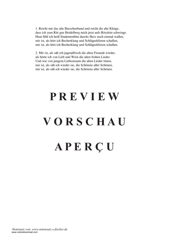 Product gallery: Page 4 of 4 Rückkehr des alten Studenten , , Piano and Voice