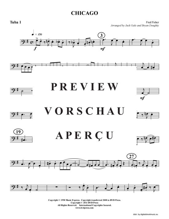 Produktgalerie: Seite 13 von 16 Chicago , , (Tuba Quartett: 2x Bariton, 2xTuba)