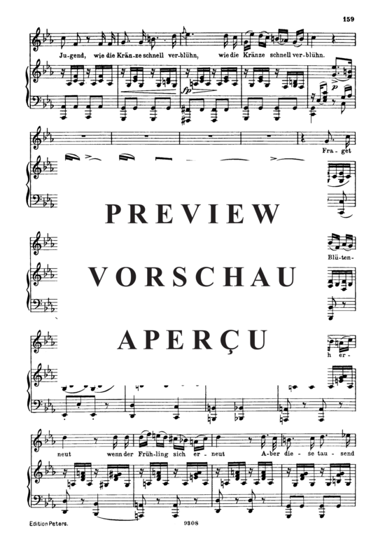 Product gallery: Page 3 of 5 Der Jüngling am Bache D.638, , High Voice and Piano