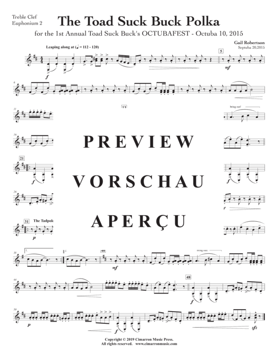 Product gallery: Page 8 of 10 Toad Suck Buck Polka, The , , (Tuba Quartett EETT)