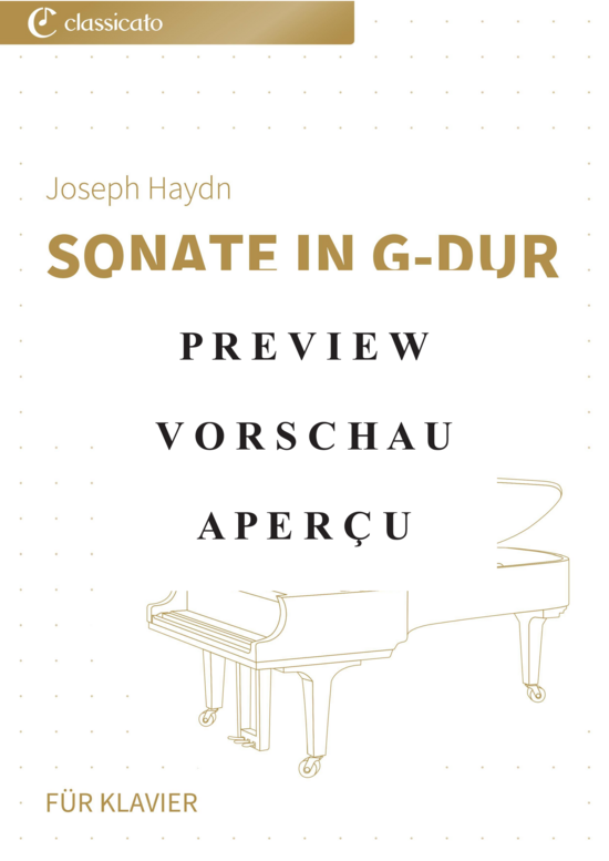 Produktgalerie: Seite 2 von 9 Sonate in G-Dur , , Klavier Solo