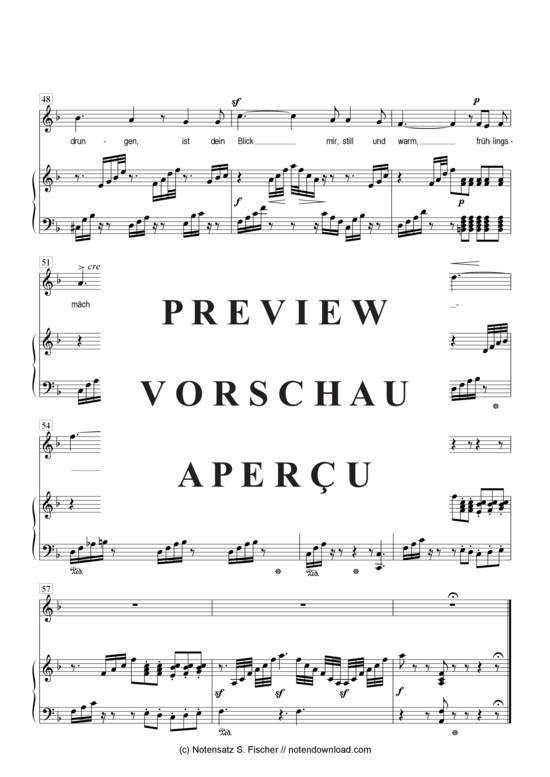 Product gallery: Page 6 of 6 Frühlingslied  , , Piano and Voice