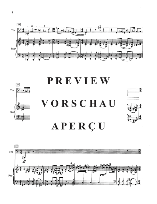 Produktgalerie: Seite 10 von 21 Effusion , , (Tuba + Klavier)