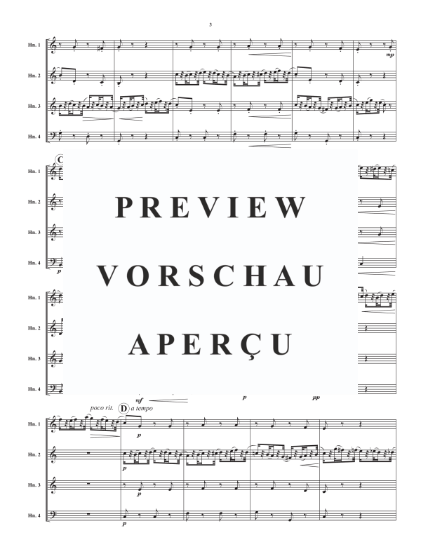 Product gallery: Page 5 of 11 Variations by Beethoven on a Theme by Mozart, , Horn Quartet