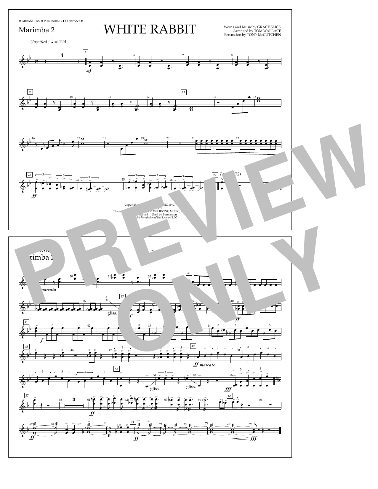 Product picture to: White Rabbit - Marimba 2