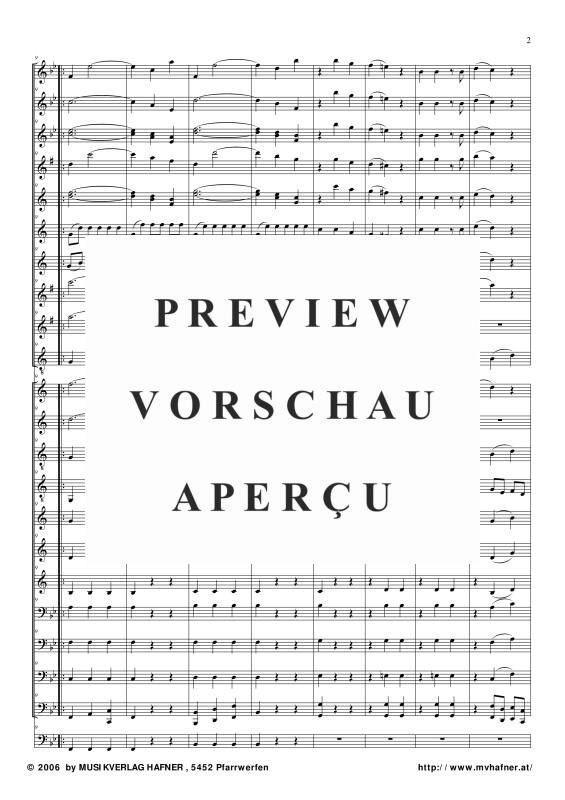 Product gallery: Page 6 of 11 Menuett aus der Haffner Sinfonie (KV 385, 1782), , (large wind orchestra)