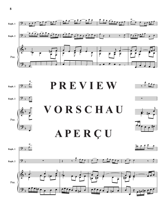 Product gallery: Page 9 of 21 Adagio u. Allegro aus der Trio Sonata  , , (2x Bariton/Posaune)