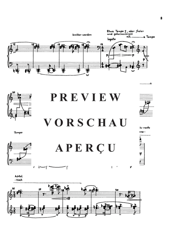 Product gallery: Page 10 of 18 Fünf Klavierstücke , , Piano Solo