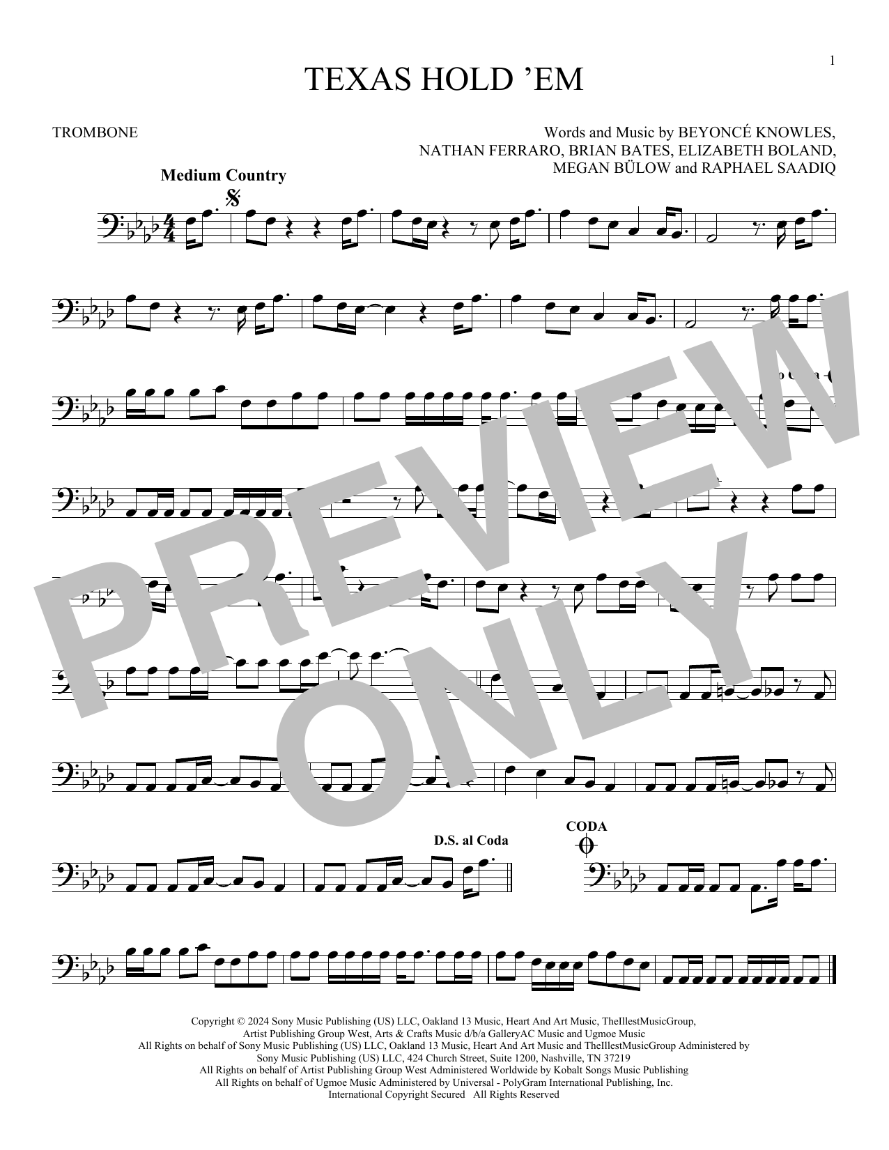 Product gallery: Page 1 of 1 Texas Hold 'Em, Beyoncé