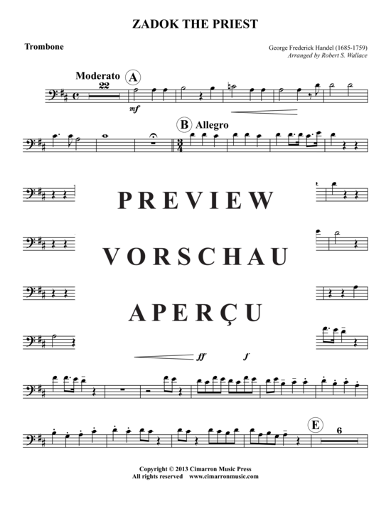 gallery: Zadok the Priest , , (Blechbläser-Quintett + Orgel)