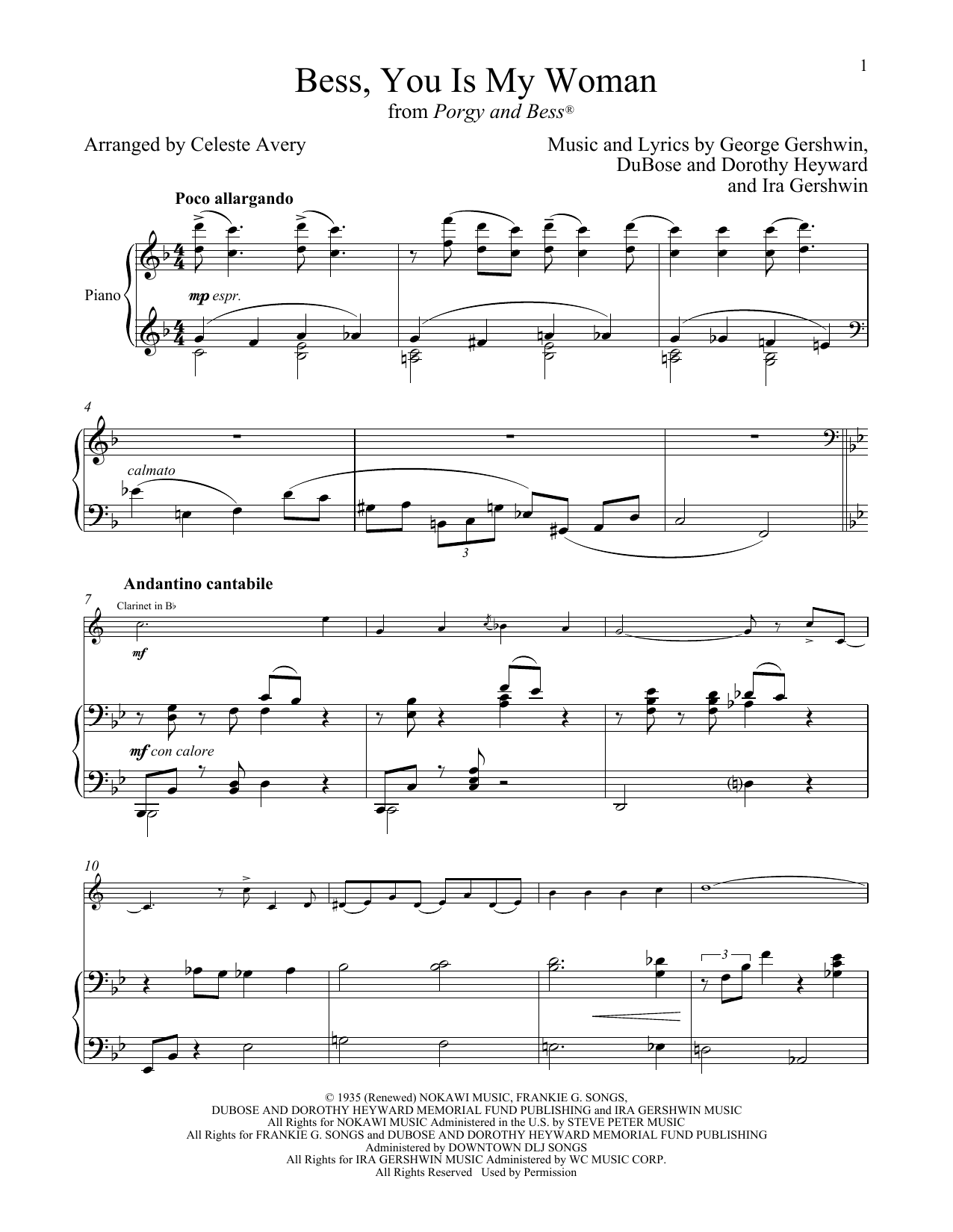 Produktbild zu: Bess, You Is My Woman (from Porgy and Bess)