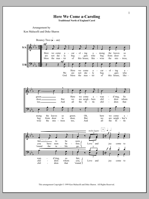 Produktbild zu: Here We Come A-Caroling