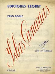 cover: Islas Canarias, Jose Maria Tarridas Barri