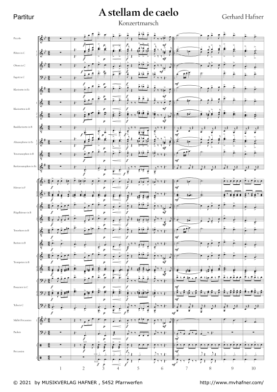 Product gallery: Page 1 of 11 A stellam de caelo, , (large wind orchestra)