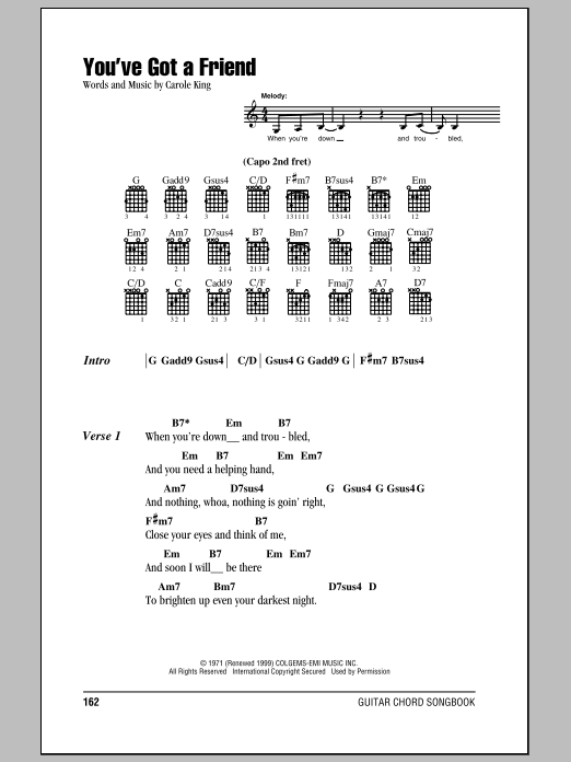Produktgalerie: Seite 1 von 1 You've Got A Friend, James Taylor, Gitarre