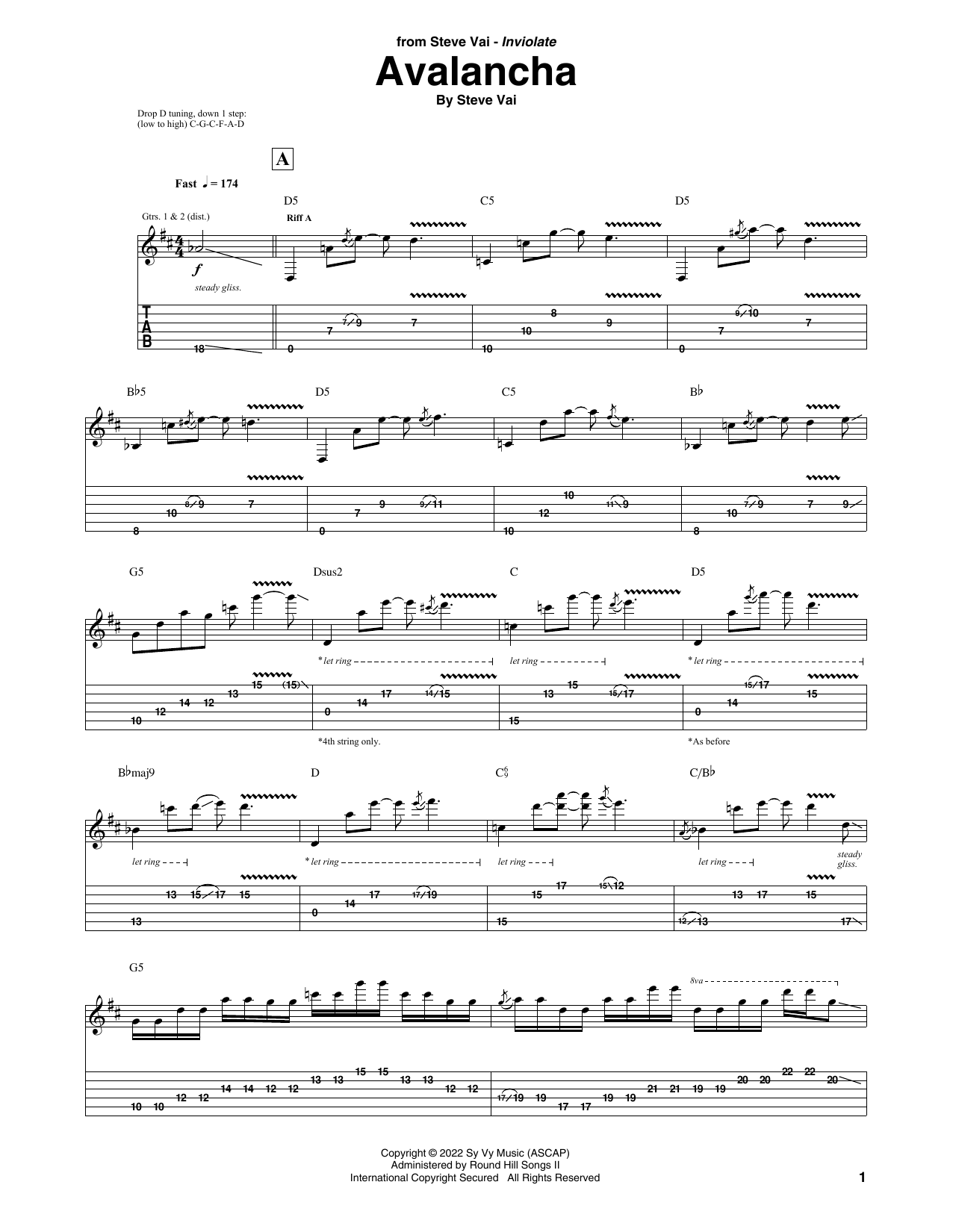 Produktgalerie: Seite 1 von 1 Avalancha, Steve Vai, Gitarre