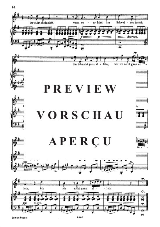 gallery: Der Einsame D.800 , , (Gesang hoch + Klavier)