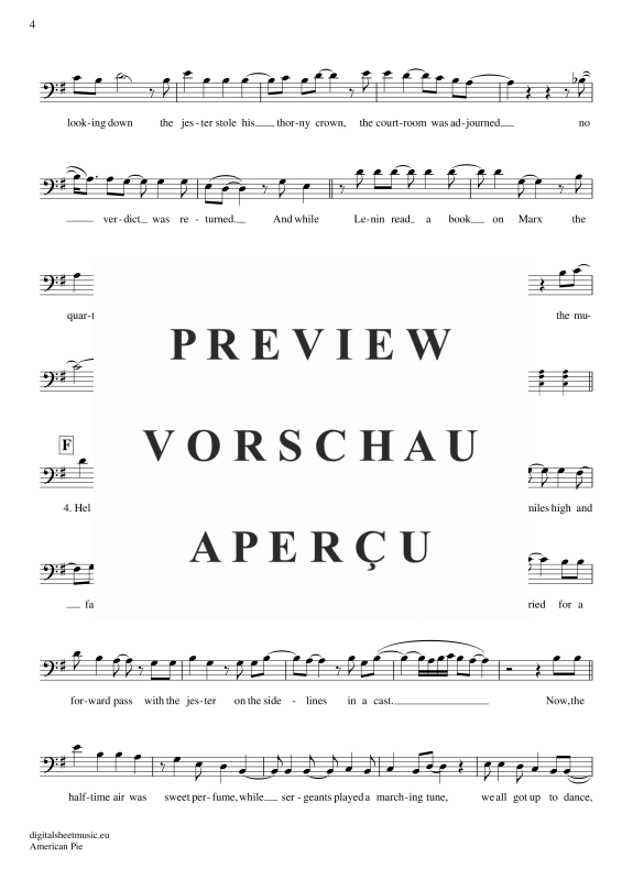 Produktgalerie: Seite 5 von 8 American Pie, Mc Lean, Don, (Violoncello)