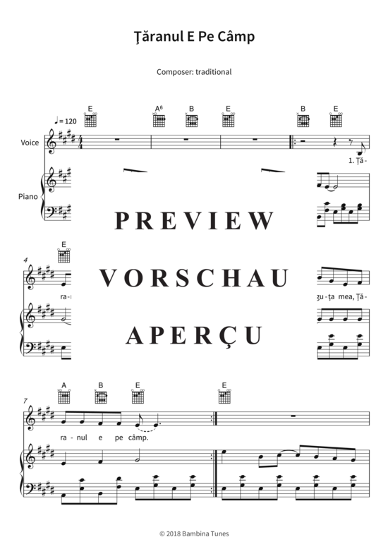 Produktbild zu: Taranul E Pe Câmptraditional