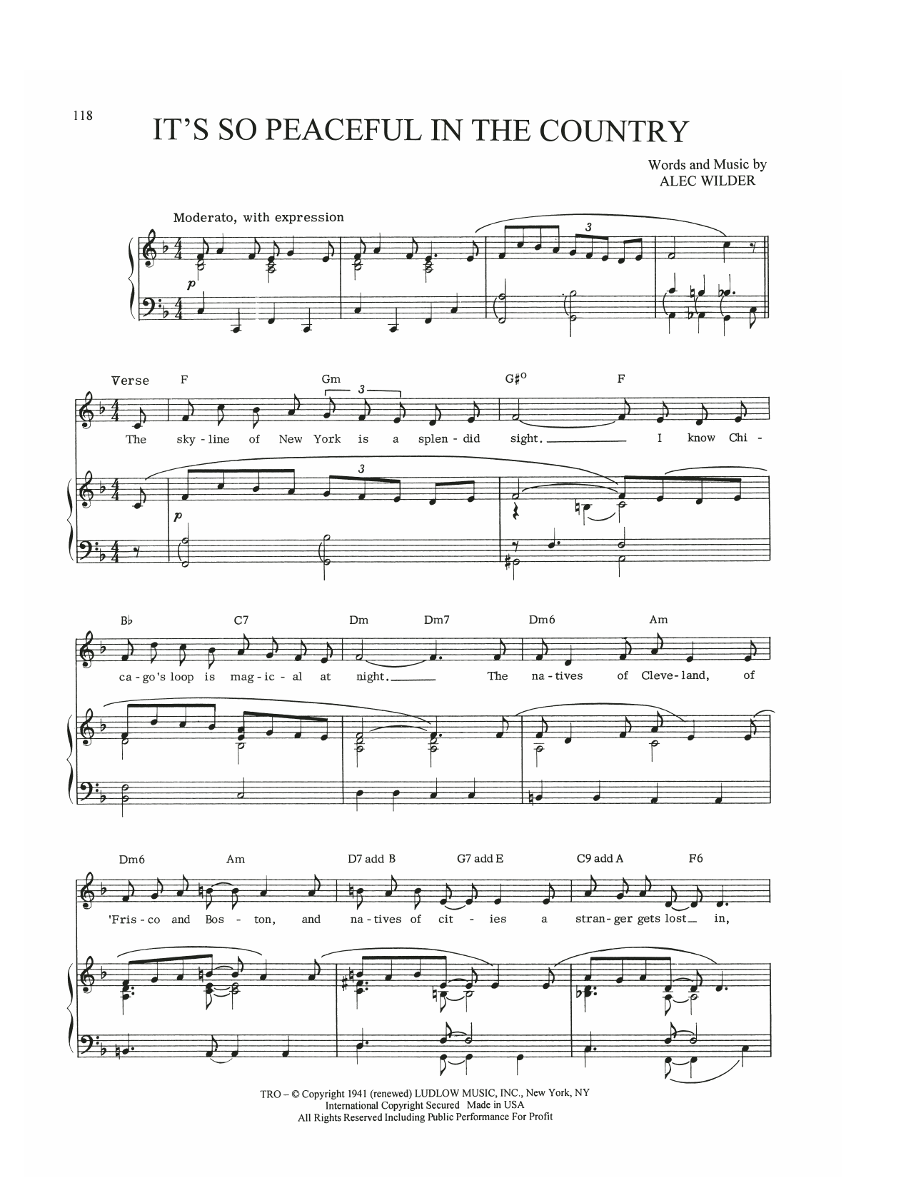 Produktgalerie: Seite 1 von 1 It's So Peaceful In The Country, Bill Charlap, Gesang, Gitarre, Klavier