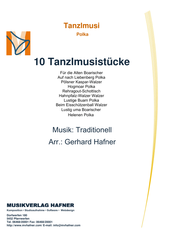 Product picture to: 10 TanzlmusistückeTraditional