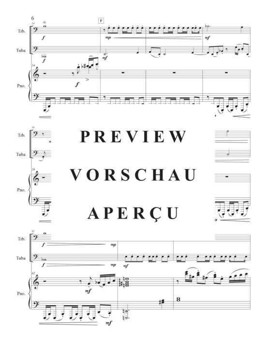 Product gallery: Page 9 of 21 Concertante , , (trombone, tuba and piano)