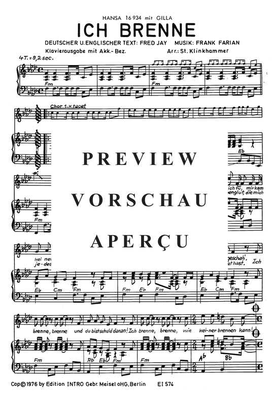 Produktgalerie: Seite 4 von 4 Ich brenne, 	Gilla, Klavier und Gesang