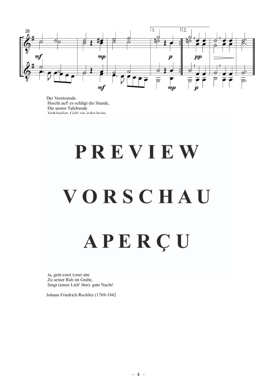 Produktgalerie: Seite 5 von 5 Zur guten Nacht op. 81, Nr. 3, , Posaunenchor