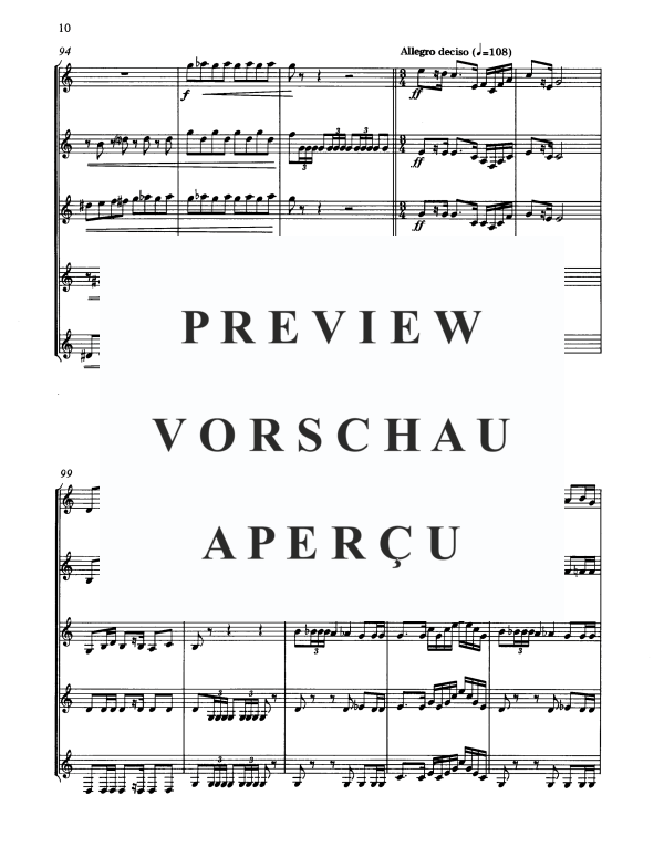 Produktgalerie: Seite 11 von 11 Fleurs Melodies des Alpes No. 6 (Melodic Flowers of the Alps), , Alphorn in F und Horn Quintett