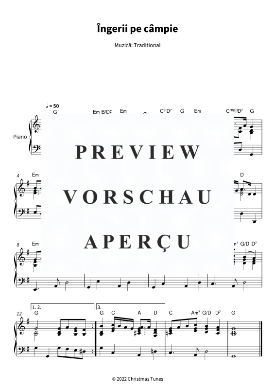 Produktgalerie: Seite 1 von 5 Îngerii pe câmpie - Un clasic nemuritor de Craciun, , Klavier Solo