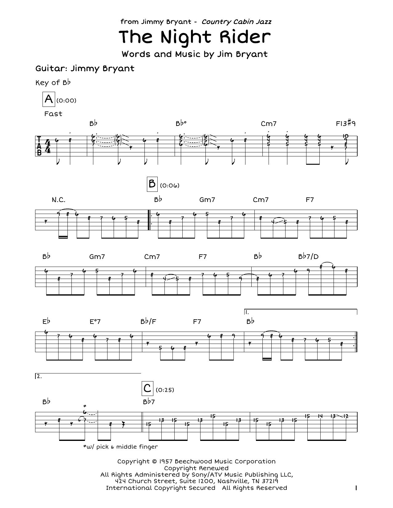 Produktgalerie: Seite 1 von 1 The Night Rider, Jimmy Bryant With Speedy West