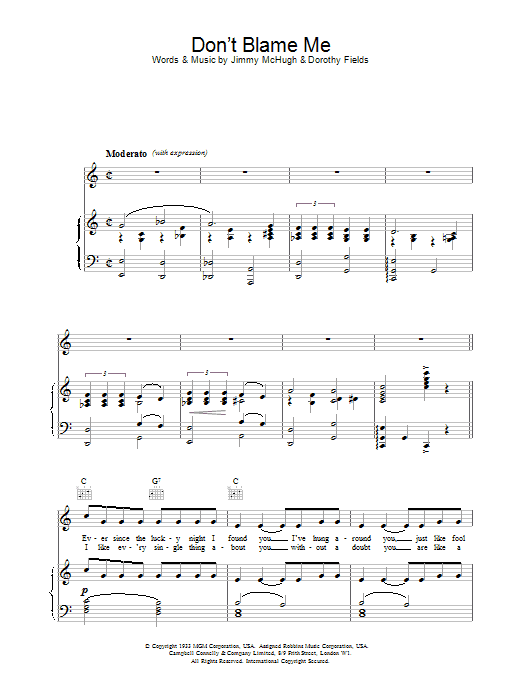 Produktbild zu: Don't Blame Me