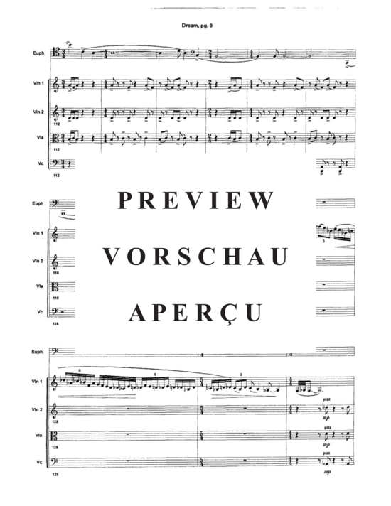 Produktgalerie: Seite 11 von 21 Dream , , (Quintett für Euphonium + Streicherquartett)