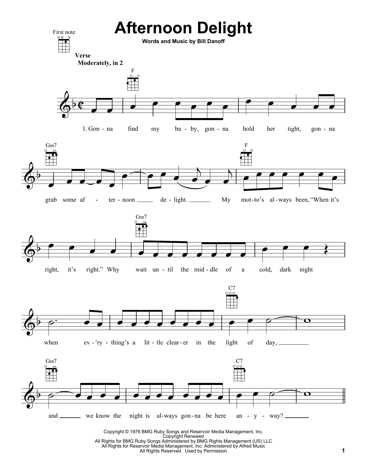 Product gallery: Page 1 of 1 Afternoon Delight, Starland Vocal Band
