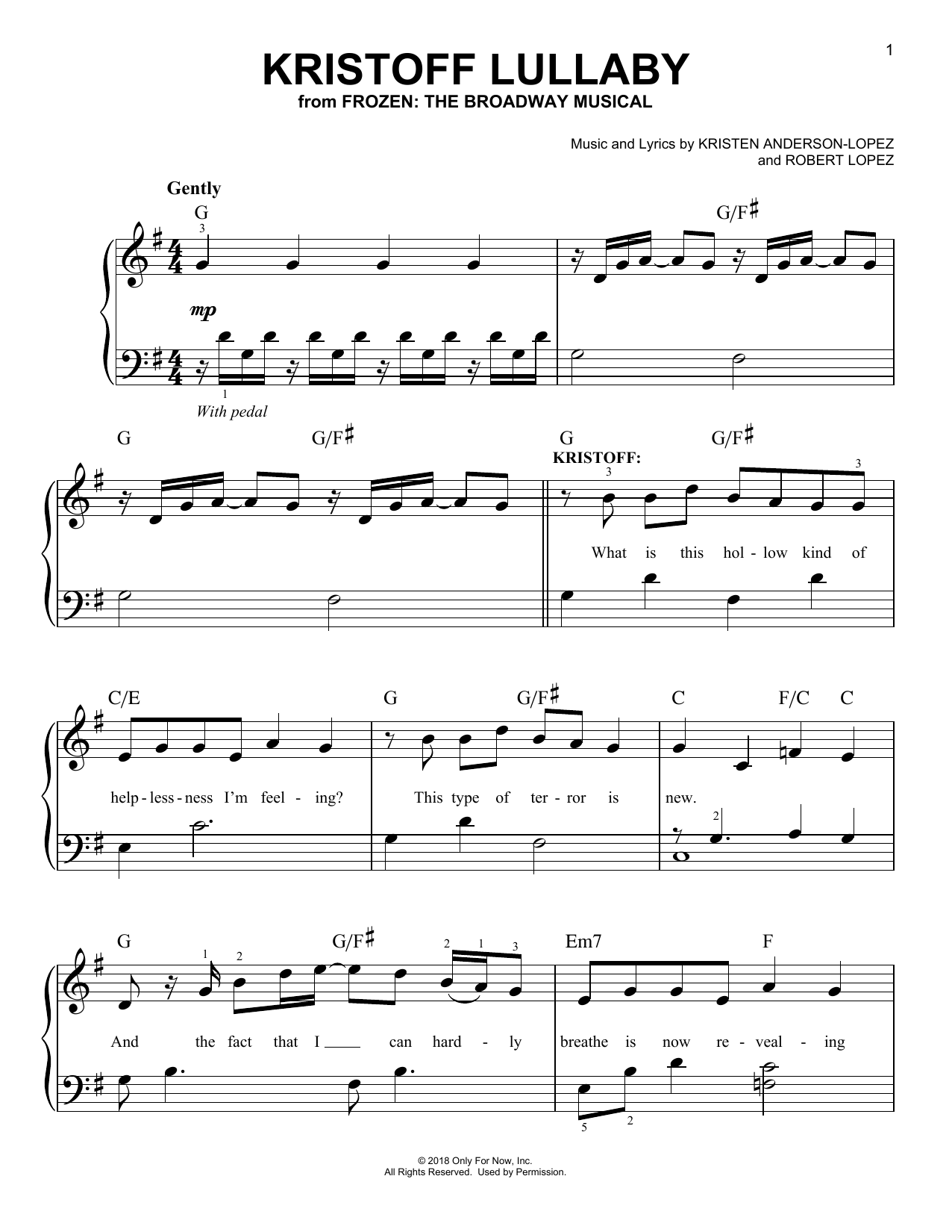 Produktbild zu: Kristoff Lullaby