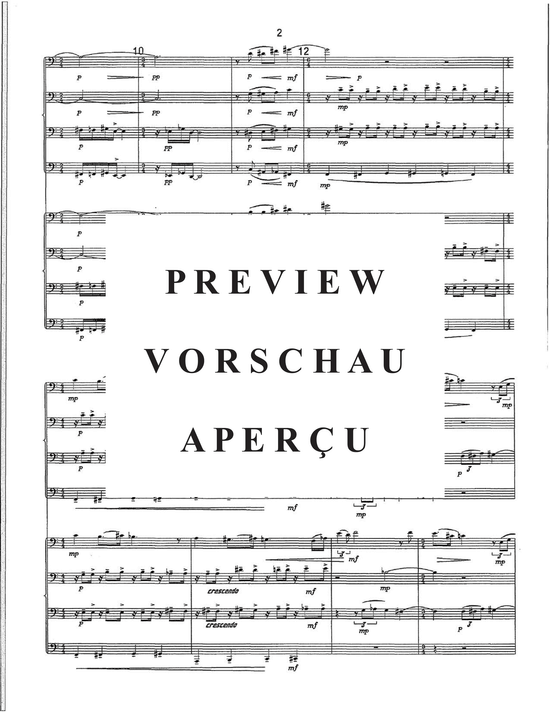 Produktgalerie: Seite 6 von 21 Two Pieces for Tuba/Euphonium Ensemble: Dark Towers, Wind and Wuthering , , (Tuba Ensemble EEET/EEET)