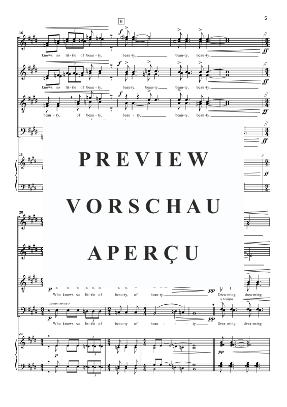 Produktgalerie: Seite 6 von 11 Dreaming, , Gemischter Chor
