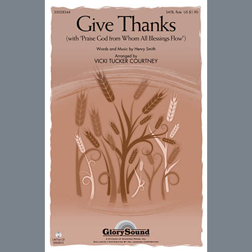 Produktbild zu: Give Thanks (arr. Vicki Tucker Courtney)