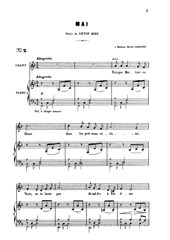 gallery: Mai Op.1 No.2 , , (Gesang mittel + Klavier)
