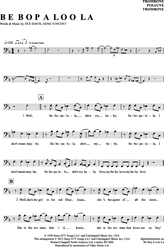 Product picture to: Be Bop A Lula Gene Vincent