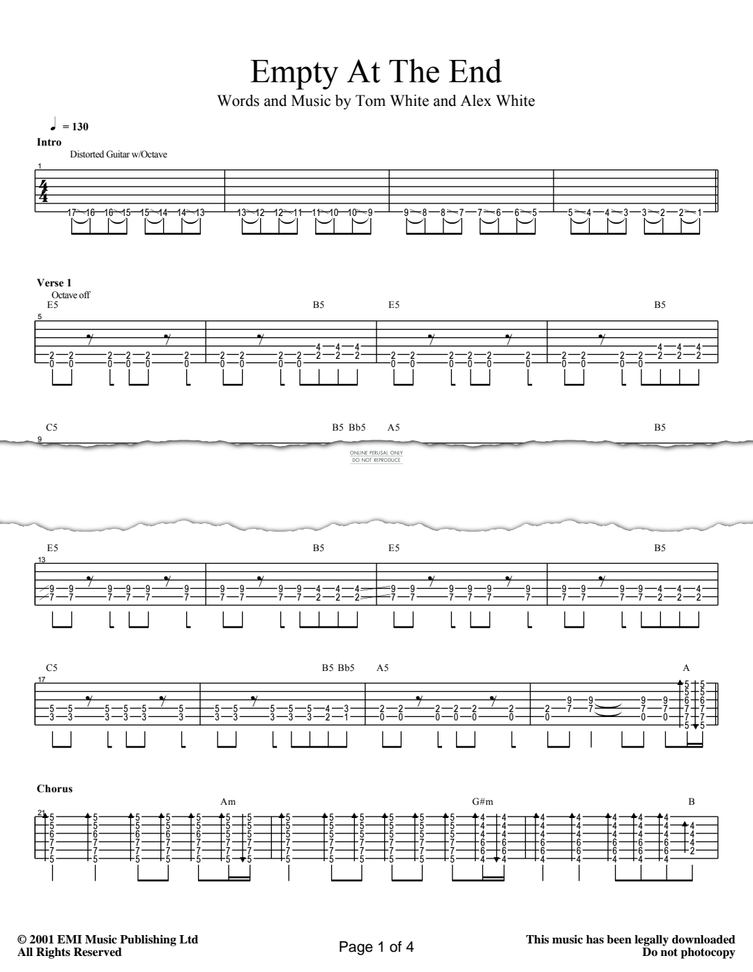 Product gallery: Page 1 of 1 Empty At The End, Electric Soft Parade