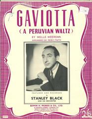 cover: Gaviotta (A Peruvian Waltz), Stanley Black, Klavier