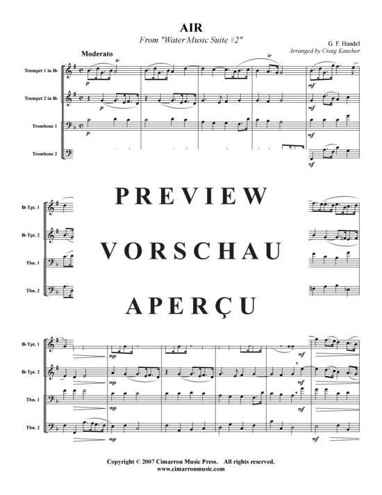 Produktgalerie: Seite 2 von 8 Air , , (2x Tromp in B, Horn/Pos, Pos)