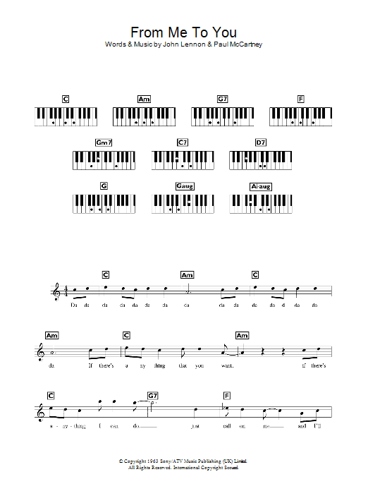 Produktbild zu: From Me To You