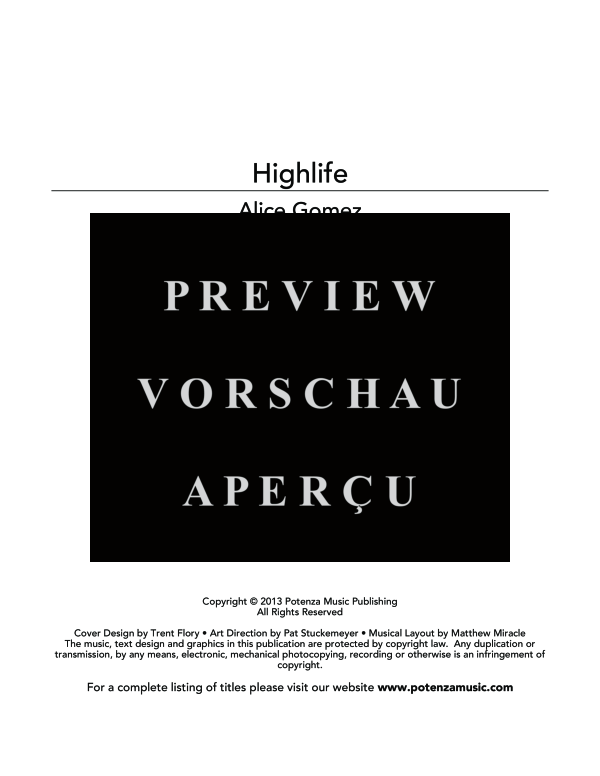 gallery: Highlife, , (Tuba Solo + Percussion)