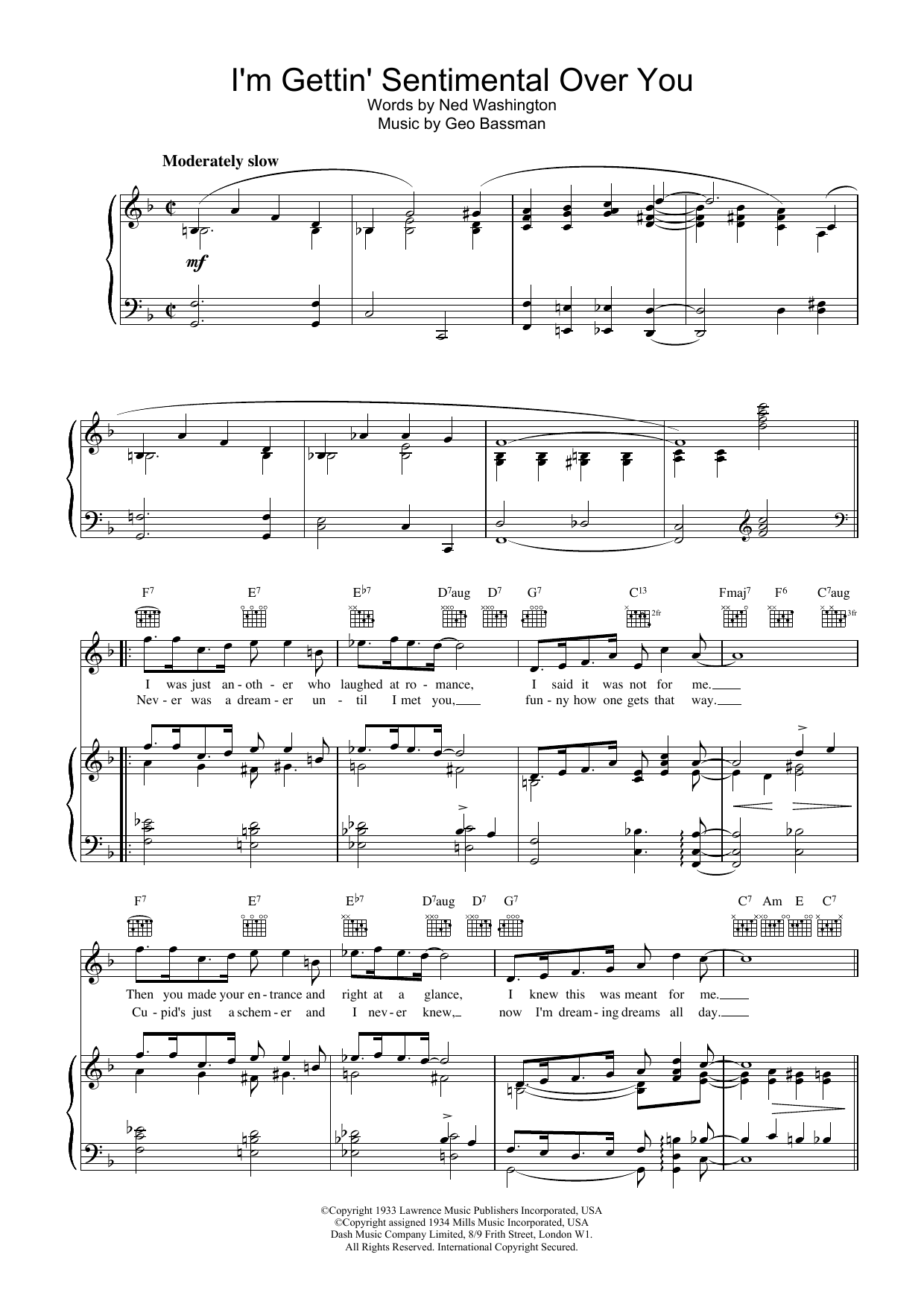 Produktbild zu: I'm Gettin' Sentimental Over You