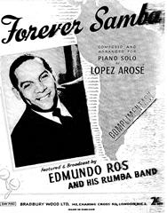 cover: Forever Samba, Edmundo Ros, Klavier