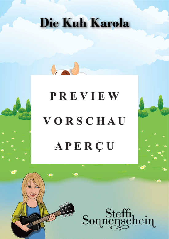 Produktgalerie: Seite 2 von 7 Die Kuh Karola, Sonnenschein, Steffi, (Gesang + Klavier, Gitarre)