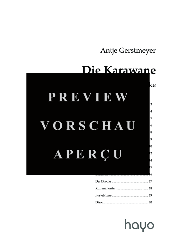 gallery: Die Karawane - 15 leichte Klavierstücke, , (Klavier Solo)
